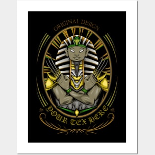 Elegant Artwork of Pharaoh Posters and Art